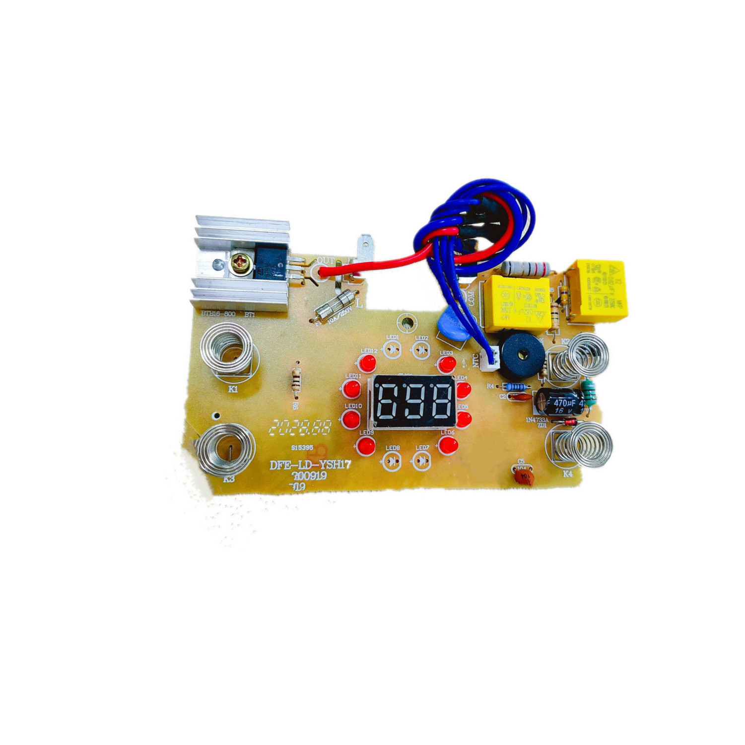 内蒙古便捷智能电水壶控制板方案开发设计 养生壶PCBA线路板来图做样